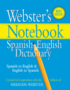 Webster's Notebook Spanish-English Dictionary book cover
