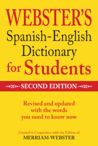Webster's Spanish-English Dictionary for Students book cover