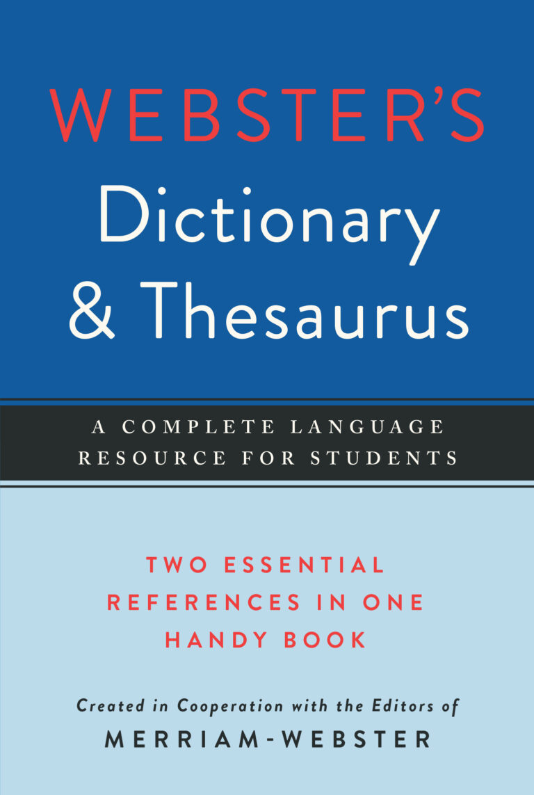 Websters Dictionary And Thesaurus Federal Street Press 8899